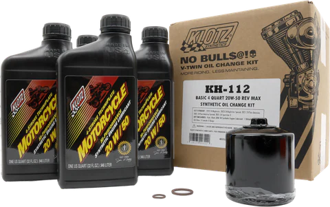 Klotz Kit de Cambio de Aceite Sintético HD Rev Max 4 Cuartos