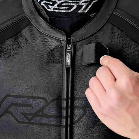 RST Traje de Cuero Negro S1 D3O Talla 2X