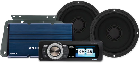 Aquatic AV Paquete de Bocinas Ultra Clásicas