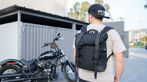 Burly Brand Mochila para Moto
