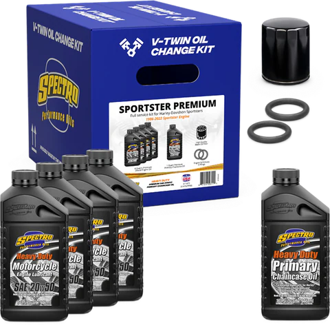 Spectro Kit Completo de Cambio de Aceite V-Twin