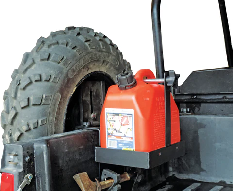 Hornet Tanque de Gasolina Auxiliar con Soporte para Llanta y Herramientas para UTV
